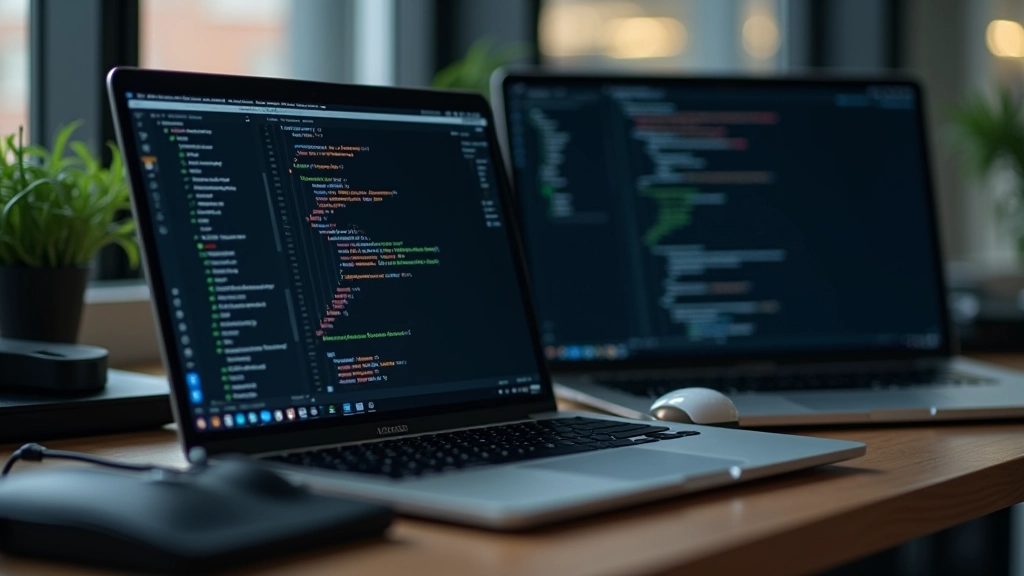 Python logo ir programavimo aplinka, šiuolaikinis dizainas, šviesus biuro fonas